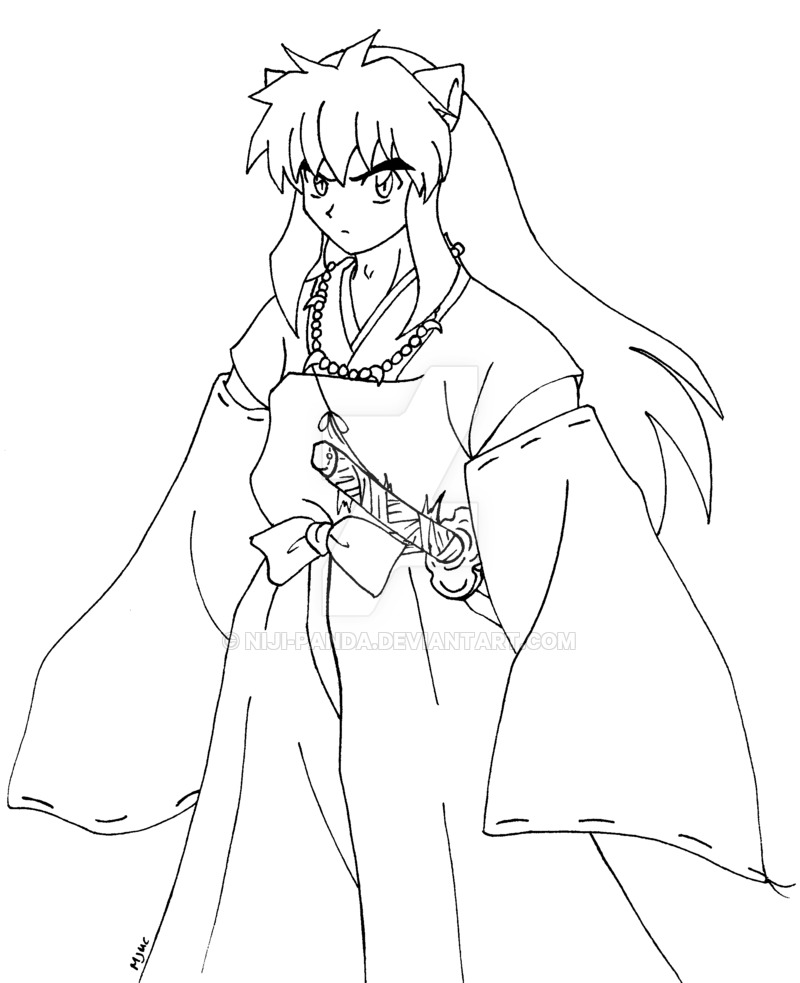 Inuyasha Drawing at GetDrawings | Free download