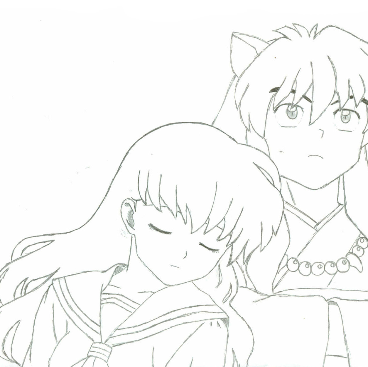 Inuyasha Drawing at GetDrawings | Free download