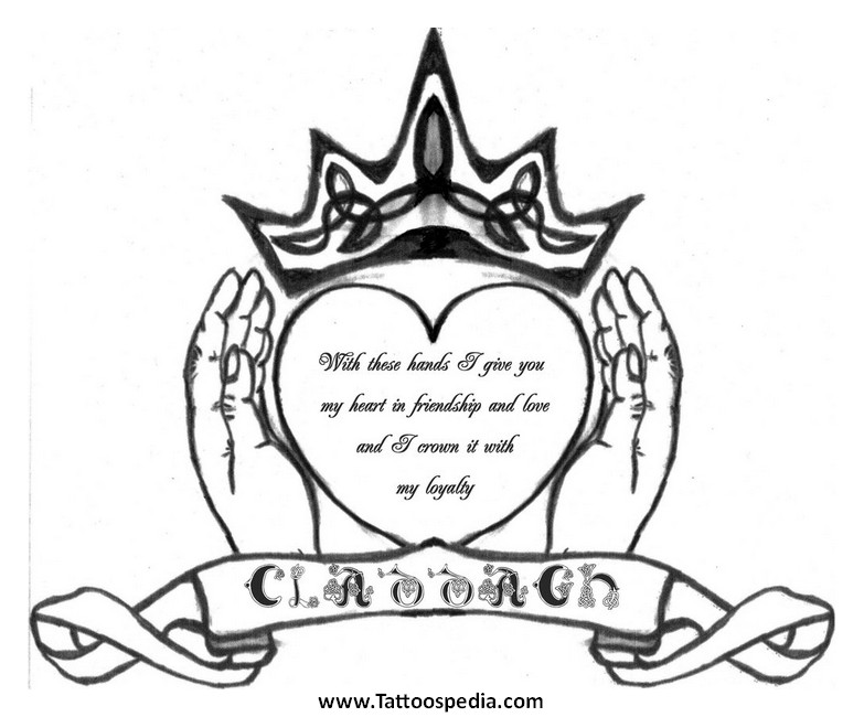 Irish Claddagh Drawing at GetDrawings Free download