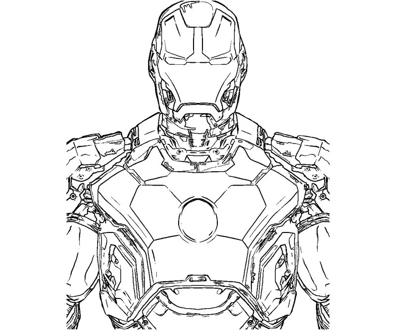 Iron Man Head Drawing at GetDrawings | Free download