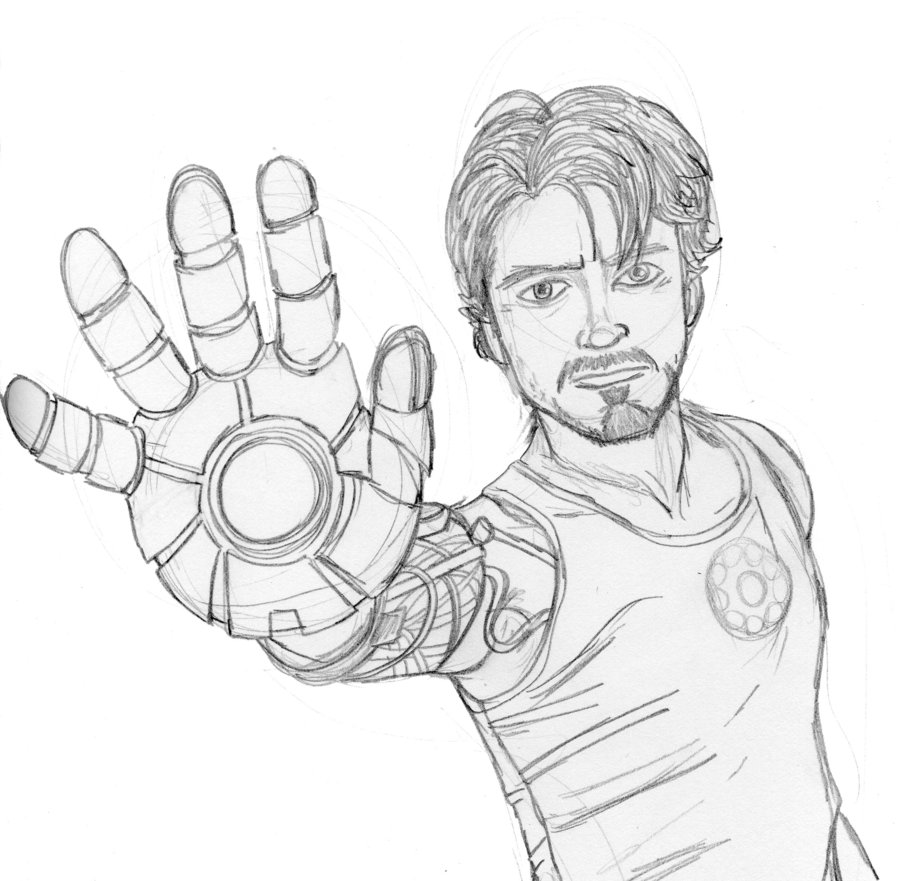 Featured image of post Iron Man Hand Drawing