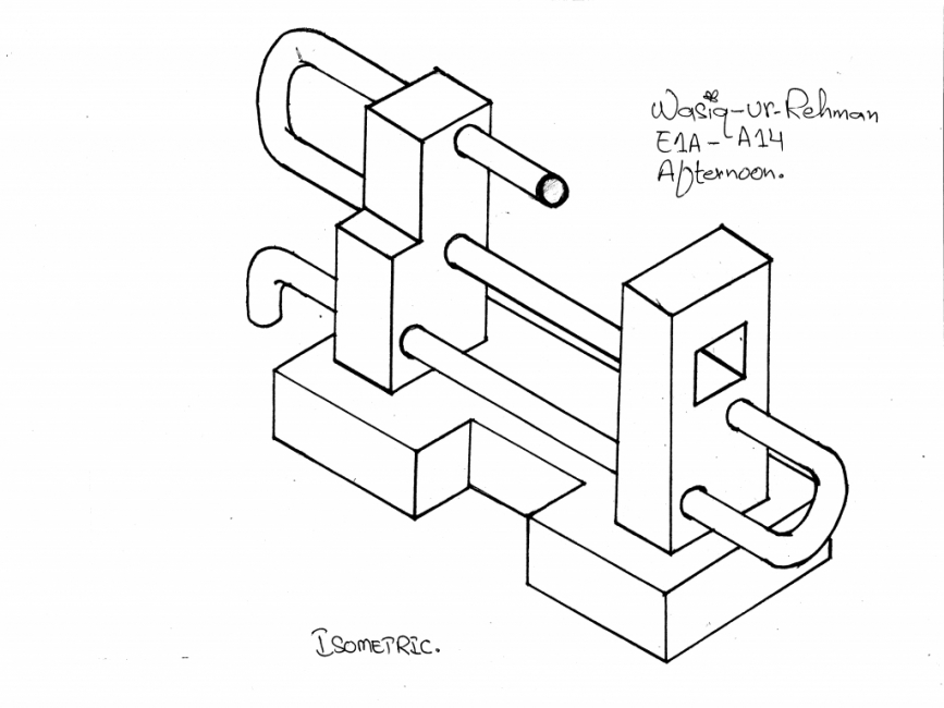 Isometric Cube Drawing at GetDrawings Free download