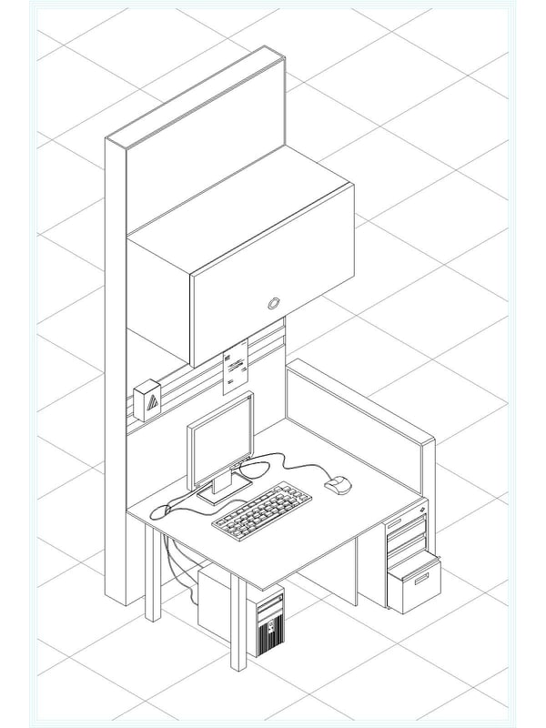 Isometric Drawing Of A Chair At Getdrawings Free Download