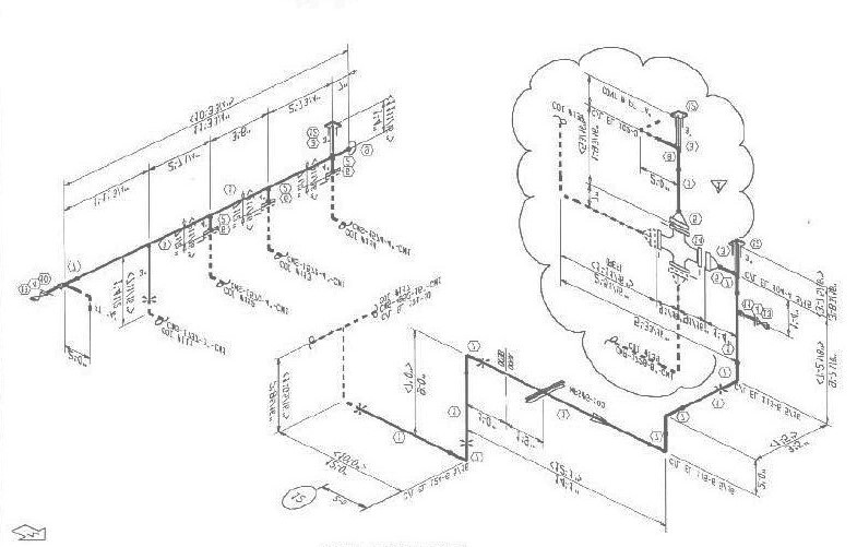 for read isometric drawing of pipe