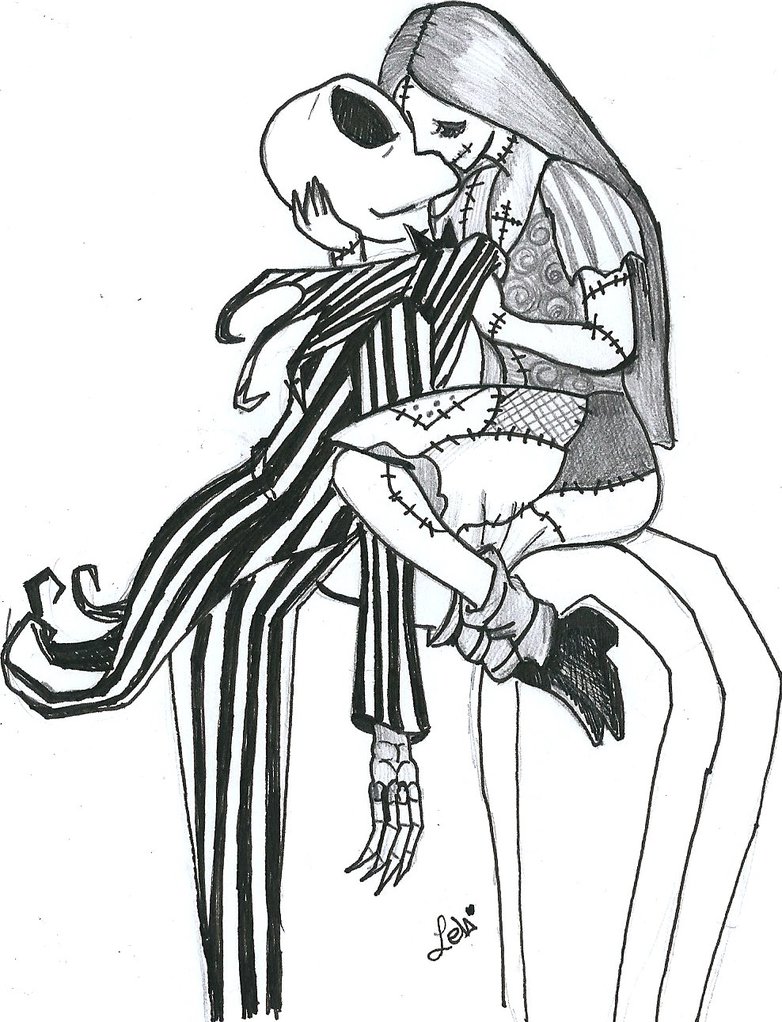 Jack And Sally Drawing at GetDrawings | Free download