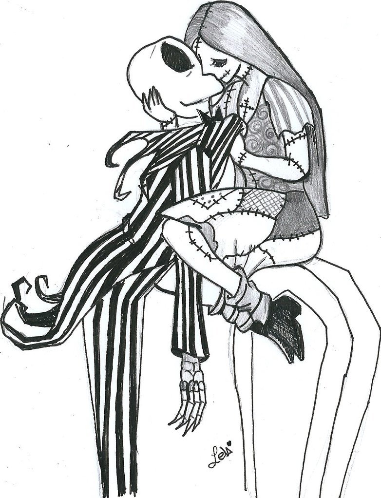 Jack And Sally Drawing At GetDrawings Free Download