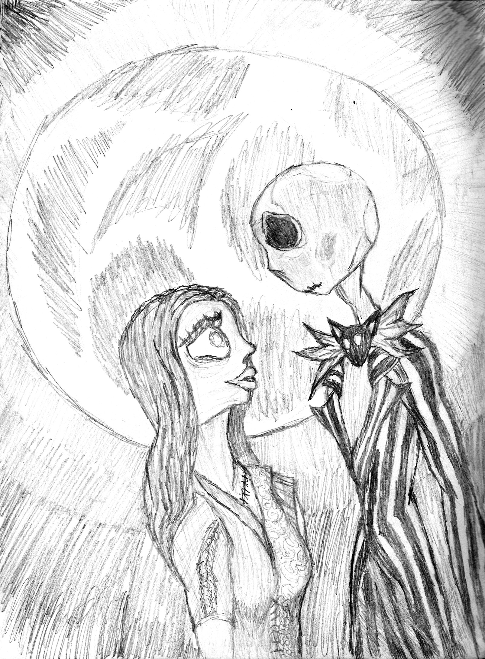 Jack And Sally Drawing at GetDrawings Free download