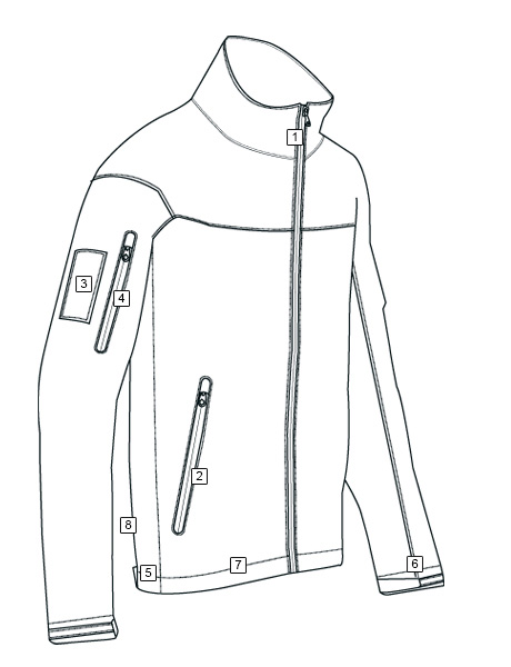 Bomber Jacket Drawing at GetDrawings | Free download