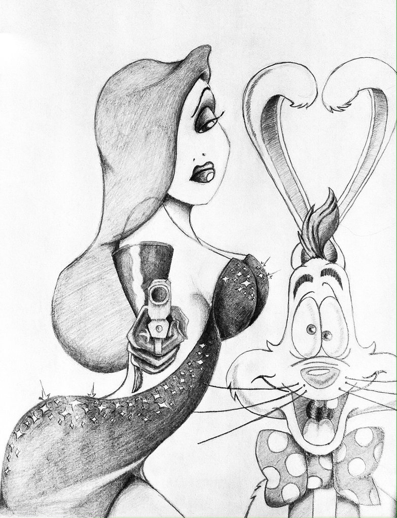 783x1021 Jessica And Roger Rabbit By Highlanderphill.