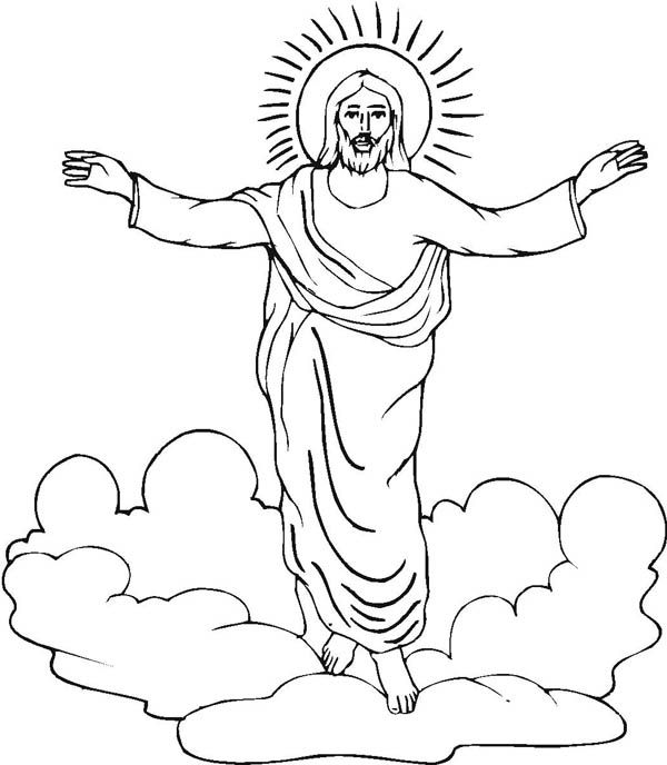 Jesus Resurrection Drawing at GetDrawings | Free download