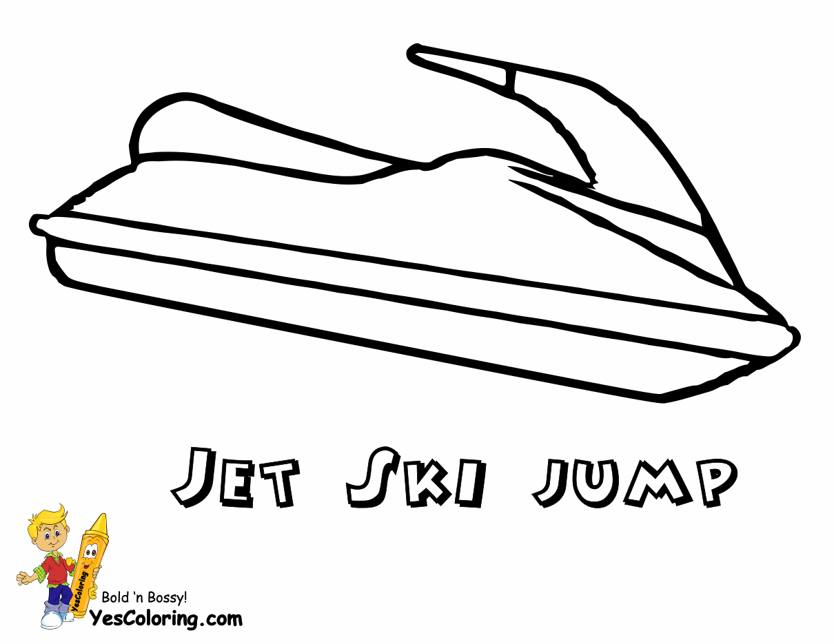 Jet Ski Drawing at GetDrawings | Free download
