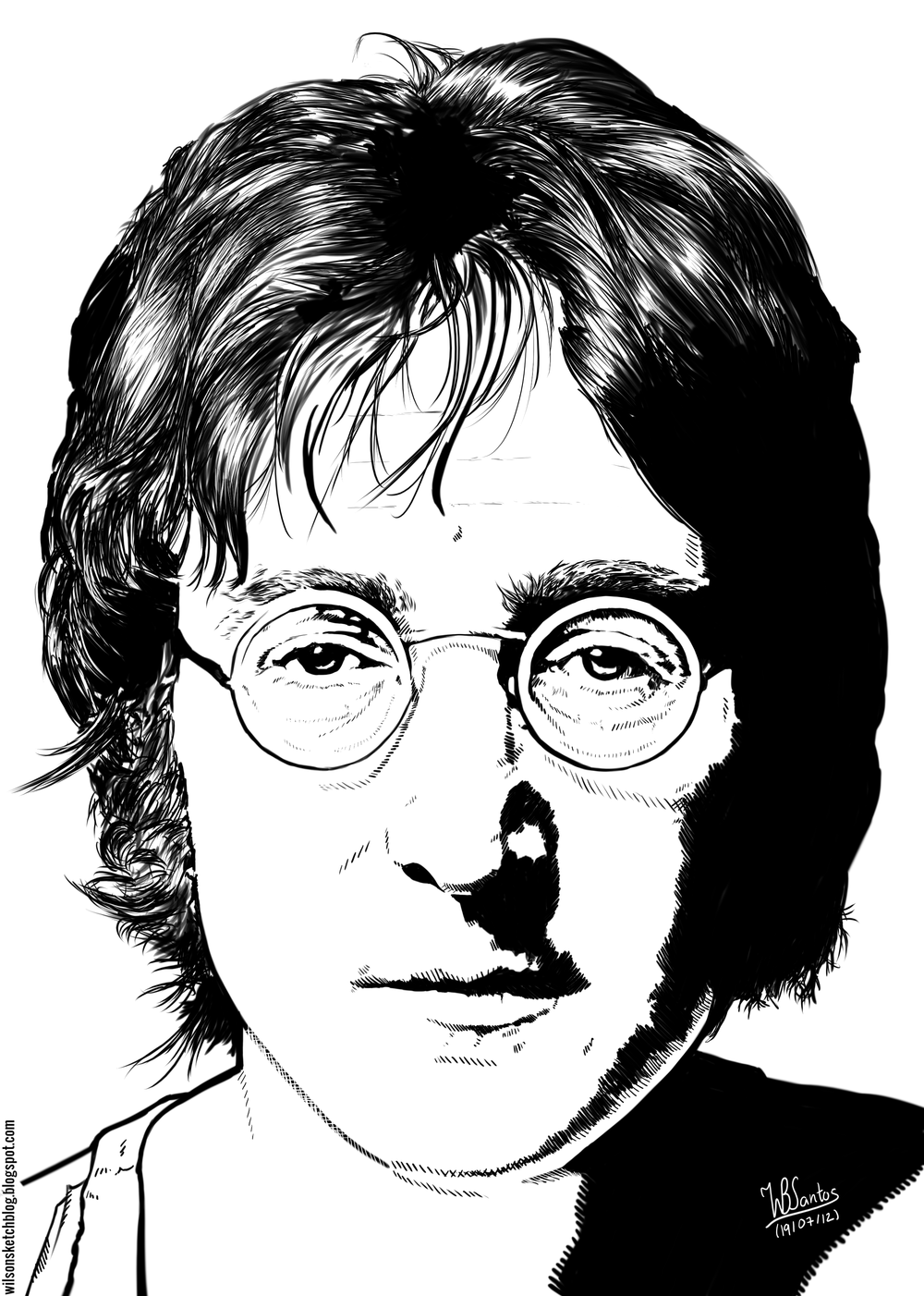 John Lennon Drawing at GetDrawings Free download