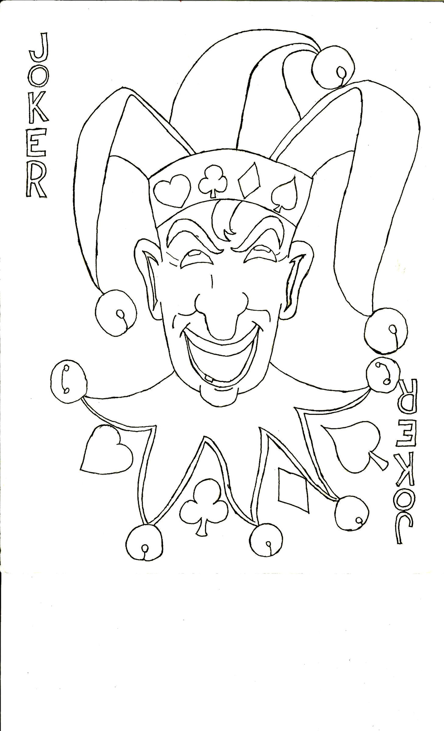 Joker Card Drawing at GetDrawings Free download