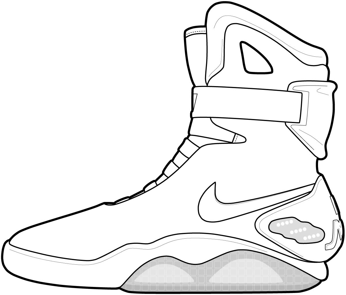 jordan logo drawing easy