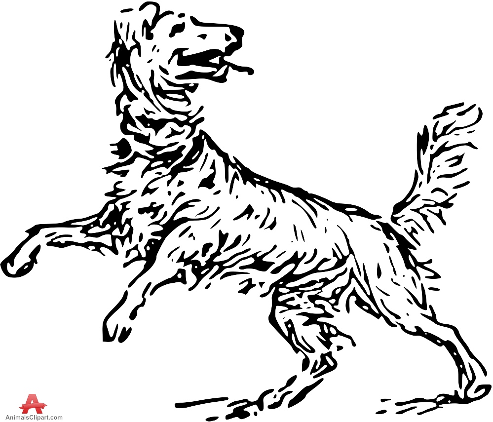 Jumping Dog Drawing at GetDrawings Free download