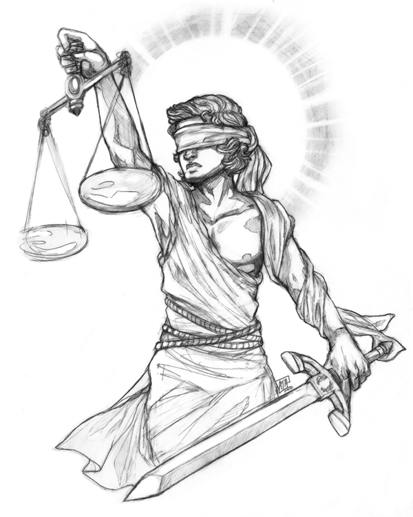 Justice Drawing at GetDrawings | Free download