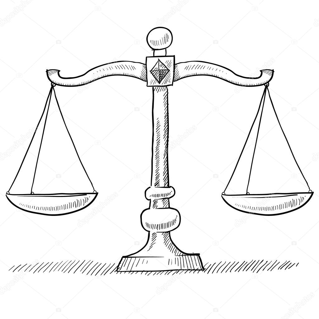 Justice Scale Drawing at GetDrawings Free download
