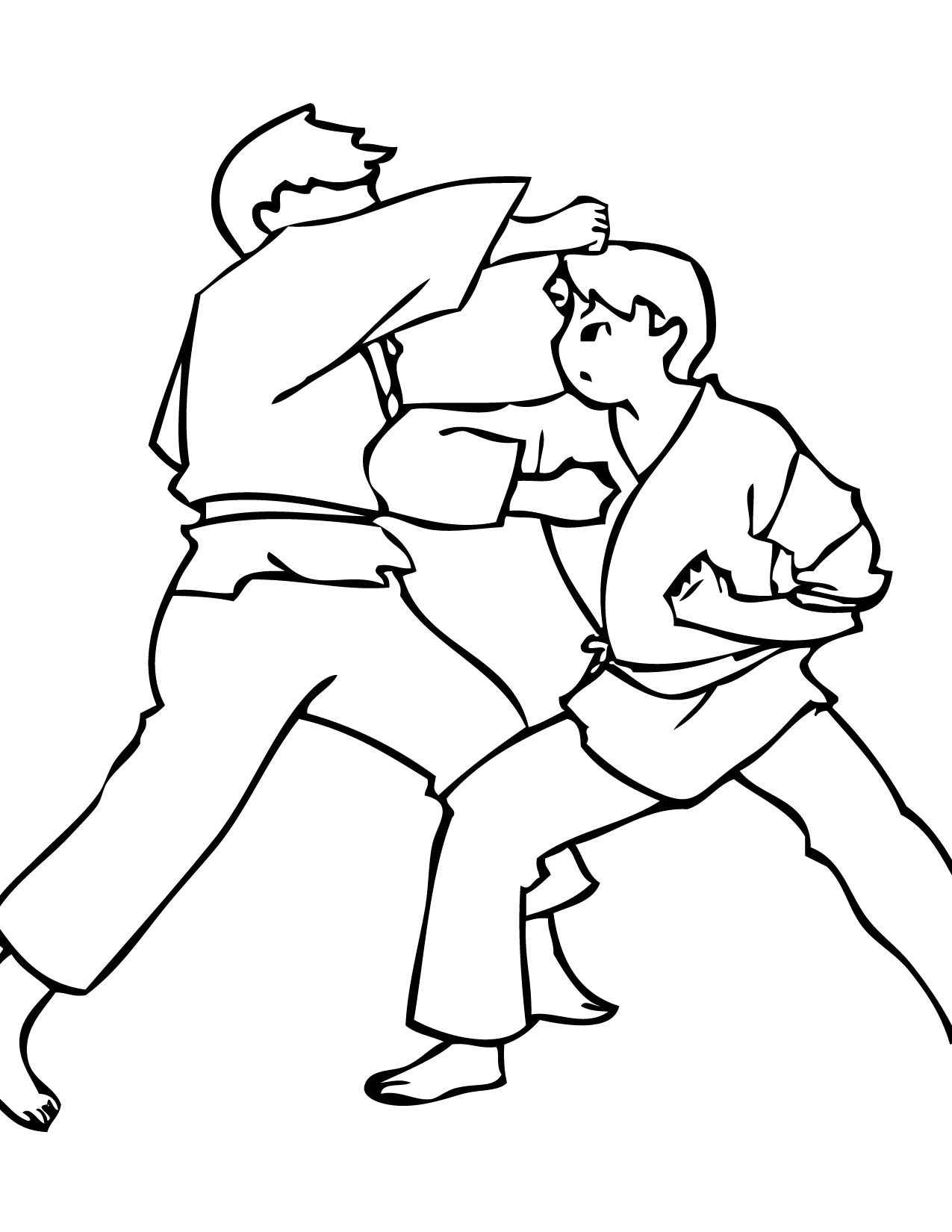 Karate Drawing at GetDrawings | Free download