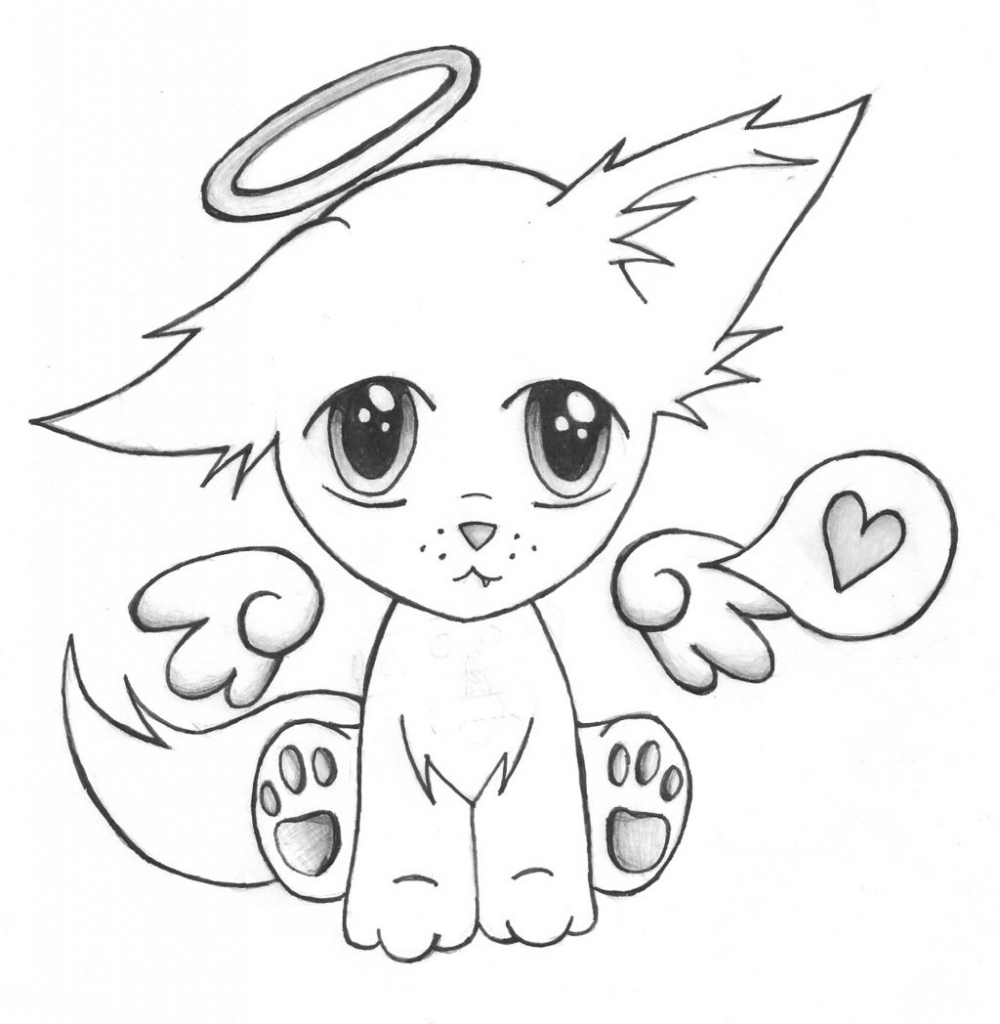 Kawaii Puppy Drawing at GetDrawings | Free download