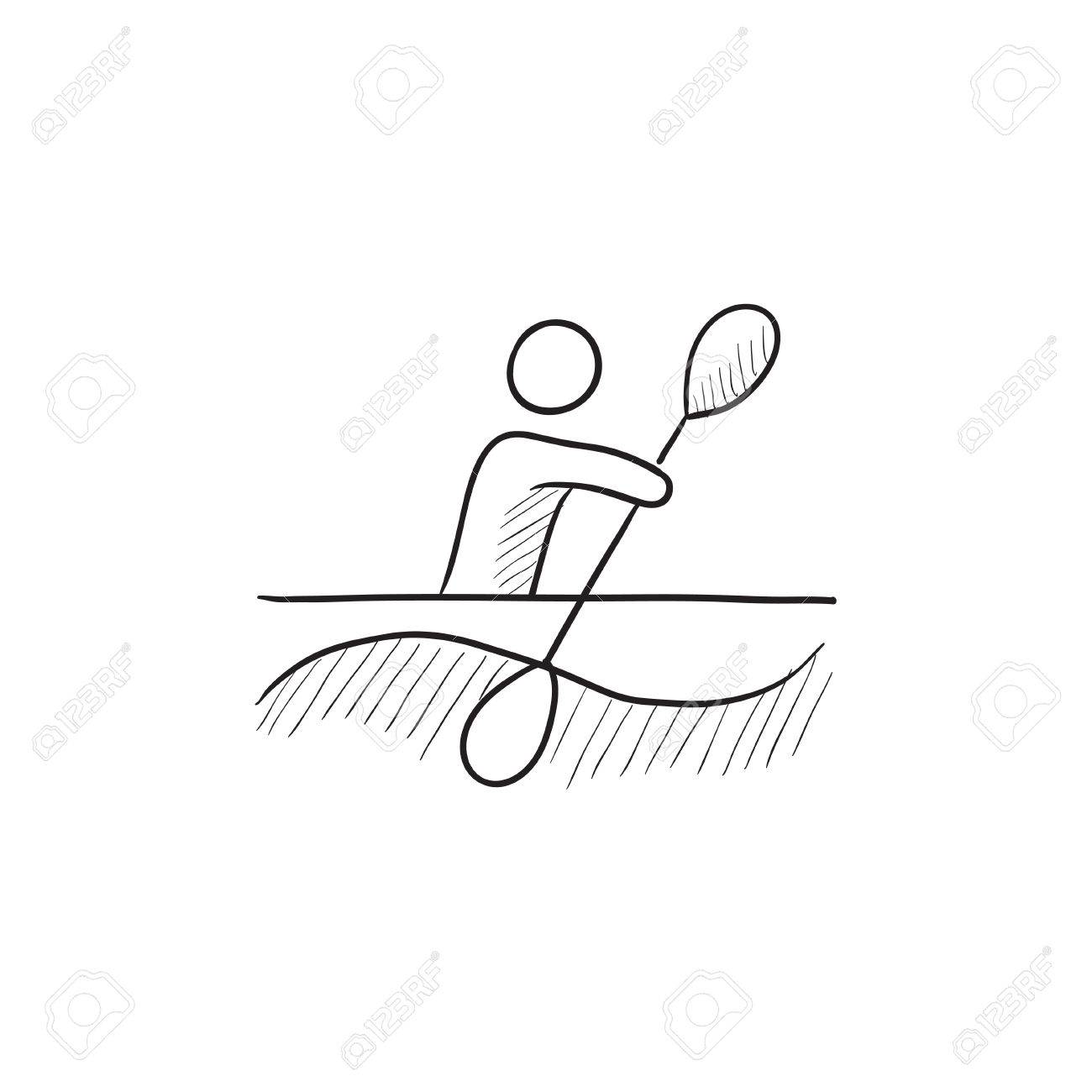 Kayak Drawing at GetDrawings | Free download