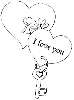 Anniversary #love #boyfriend #simple #drawing #gift #heart #key