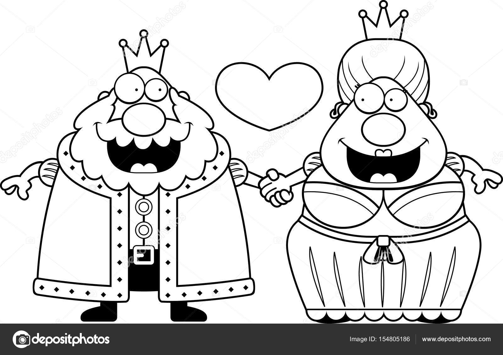 Король и Королева рисунок 5 класс