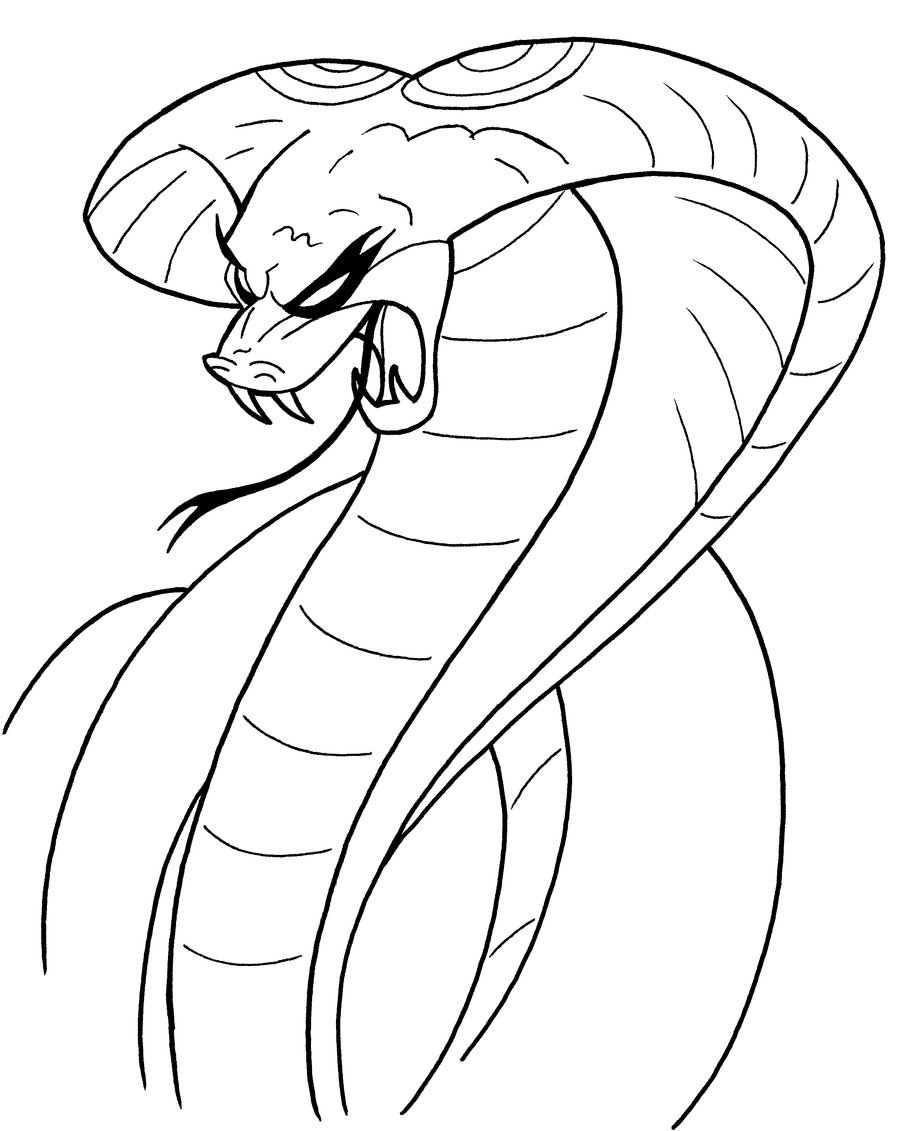 King Cobra Drawing at GetDrawings | Free download