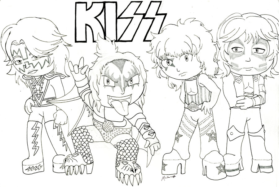 Kiss Band Drawing At Getdrawings Free Download