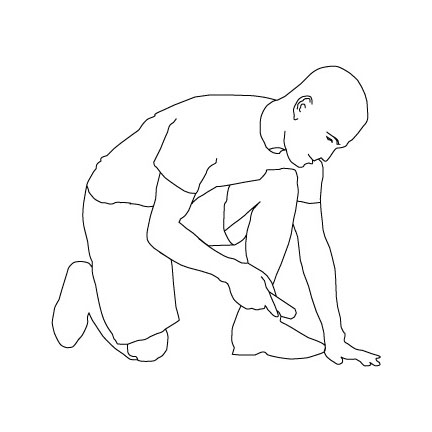 Kneeling Drawing at GetDrawings | Free download