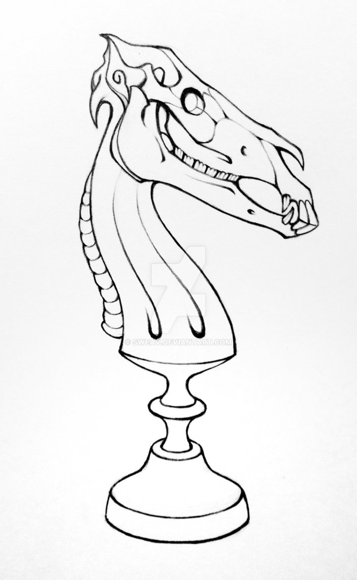 Knight Chess Piece Drawing at GetDrawings | Free download