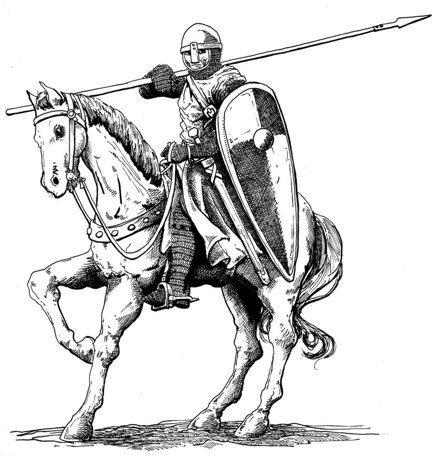 Knight On A Horse Drawing at GetDrawings Free download