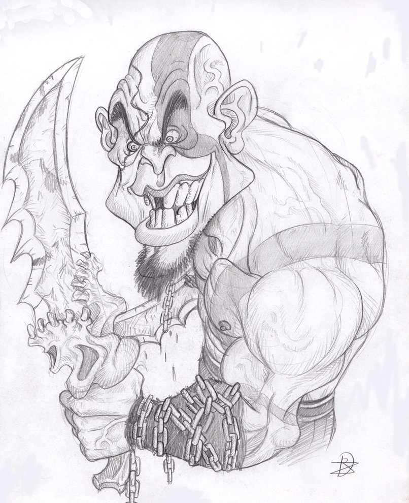 The best free Kratos drawing images. Download from 87 free drawings of