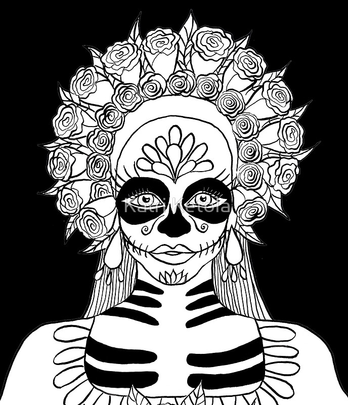 La Catrina Drawing at GetDrawings | Free download