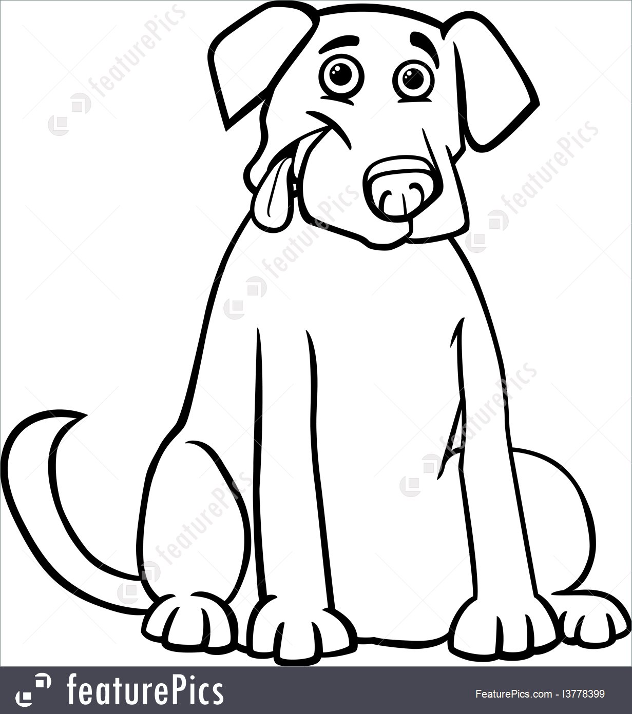 Labrador Cartoon Drawing at GetDrawings | Free download