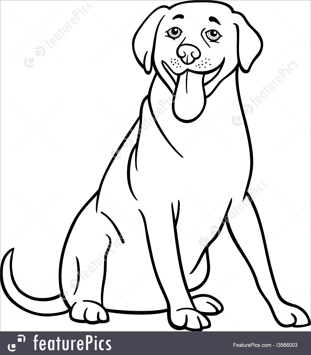 Labrador Line Drawing at GetDrawings Free download