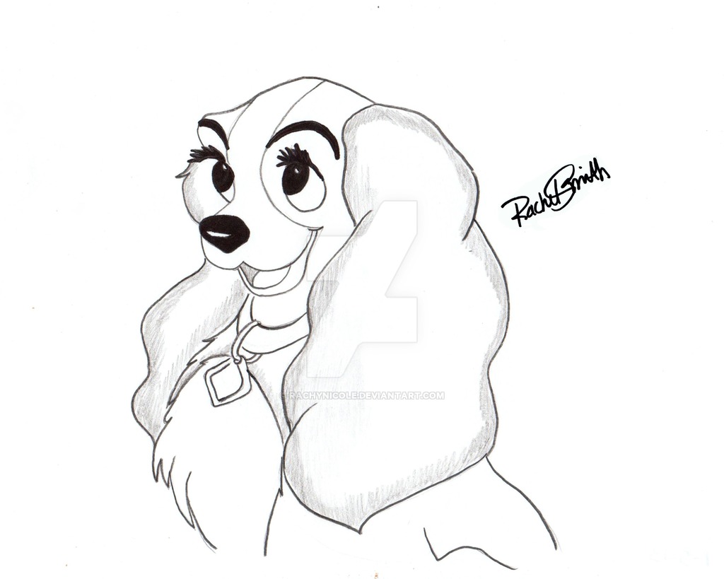 Lady And The Tramp Drawing at GetDrawings | Free download