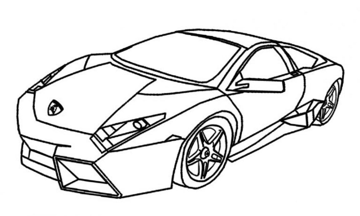 Lamborghini Drawing Outline At GetDrawings Free Download
