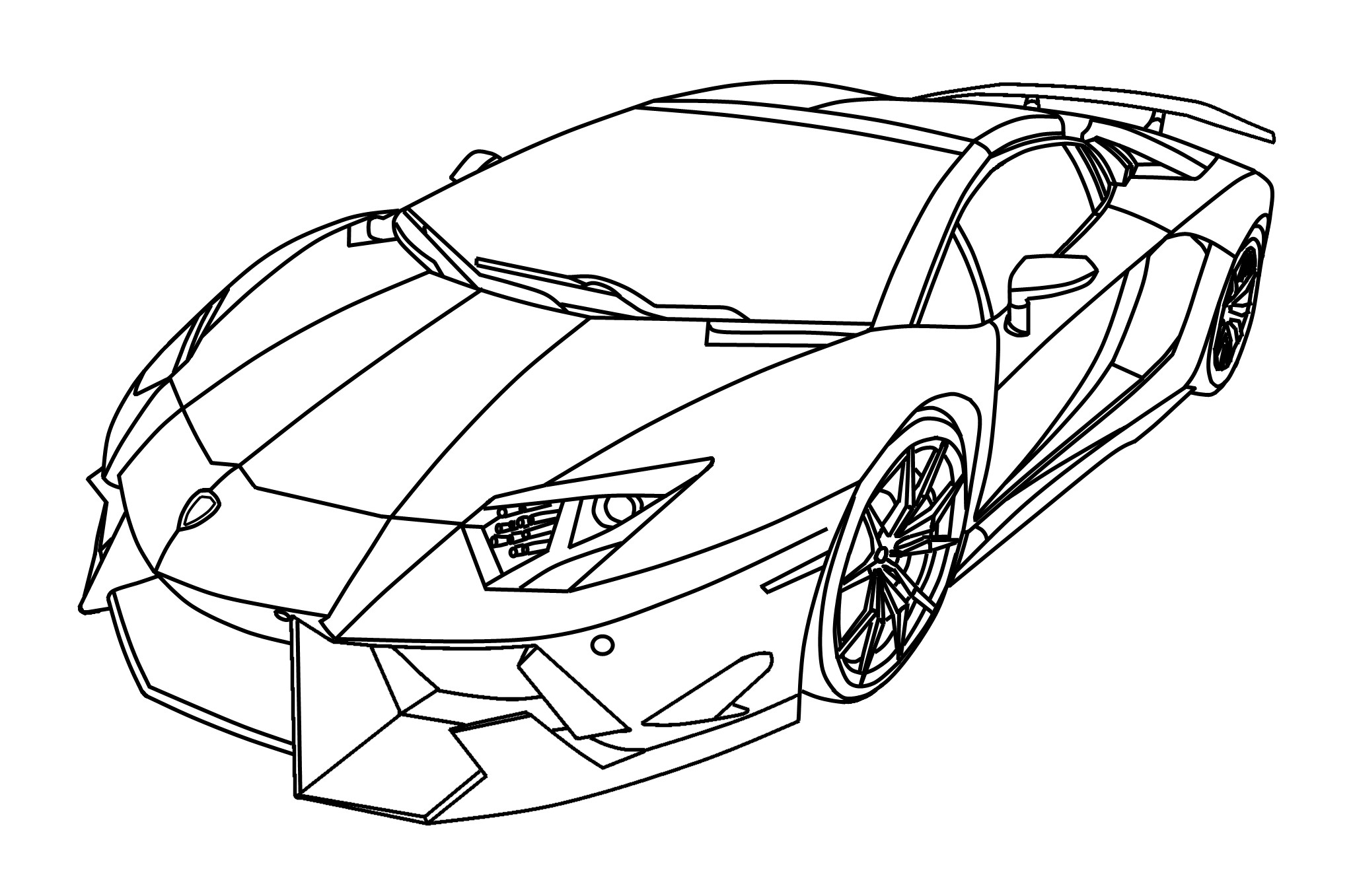 Lamborghini Reventon Drawing at GetDrawings | Free download