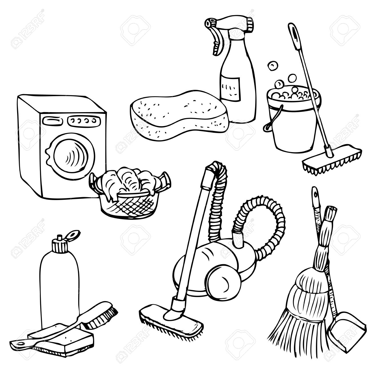 The best free Cleaning drawing images. Download from 294 free drawings