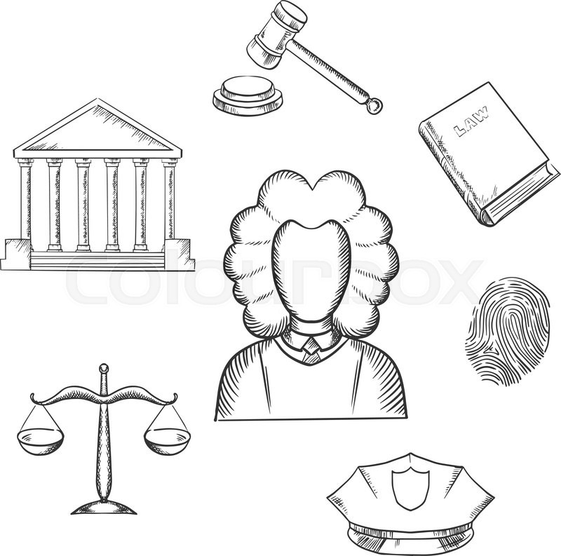 Law Drawing at GetDrawings | Free download