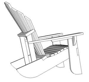 Lawn Chair Drawing at GetDrawings | Free download