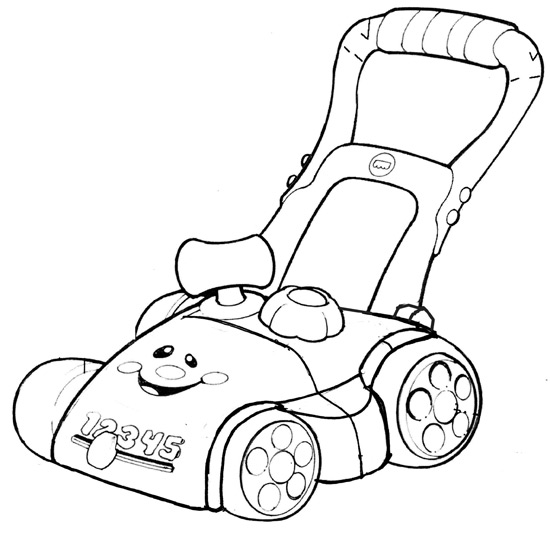 Lawn Mower Drawing at GetDrawings | Free download