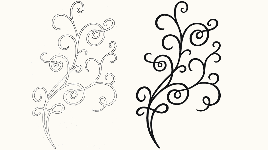 Leaf Vine Drawing at GetDrawings | Free download