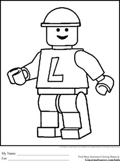 Lego Man Drawing at GetDrawings | Free download
