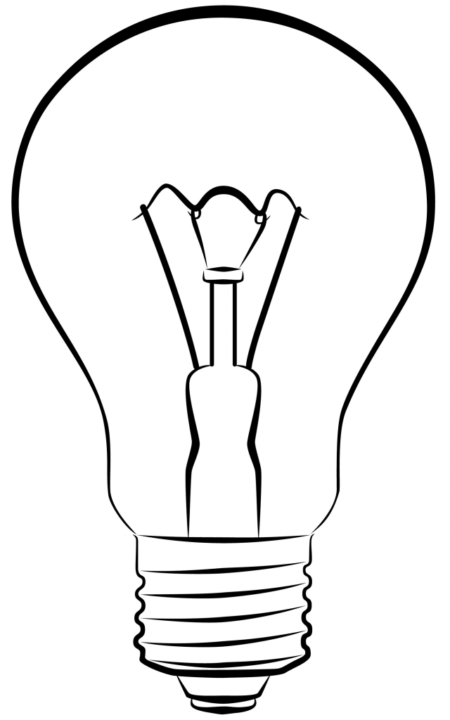 Light bulb drawing
