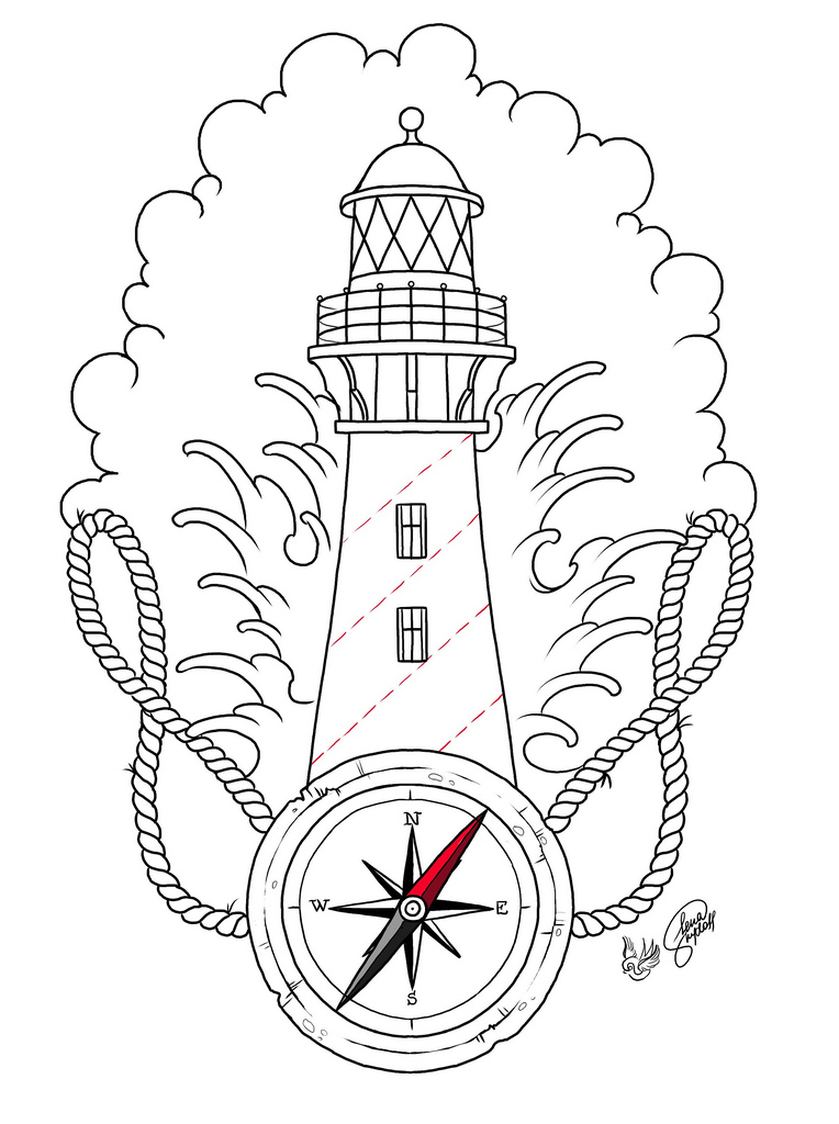Lighthouse Drawing Simple at GetDrawings Free download