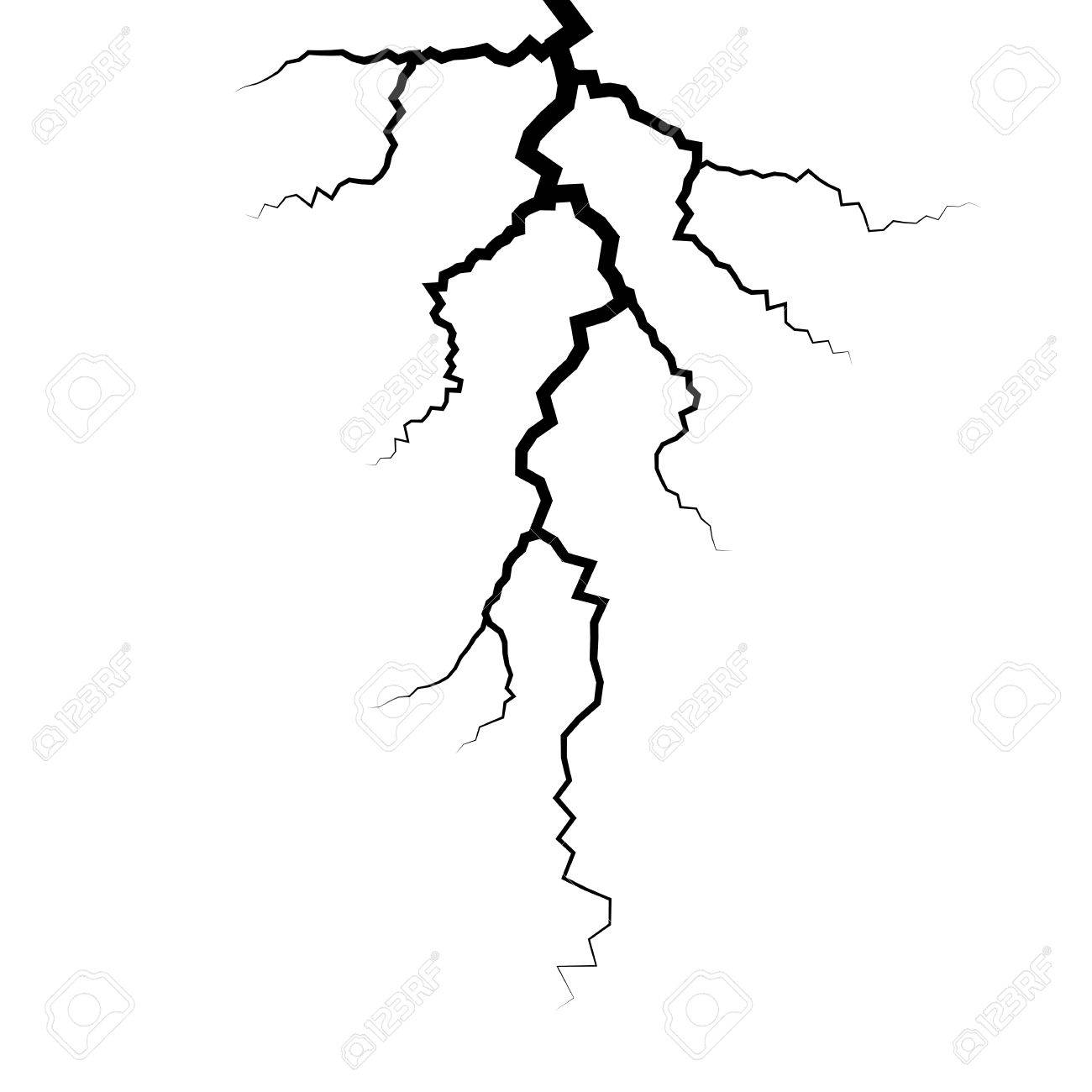 realistic lightning bolt lightning tattoo