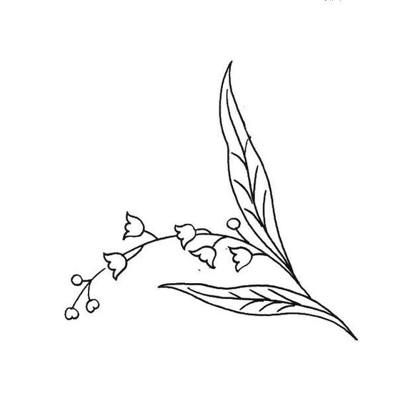 Lily Of The Valley Drawing at GetDrawings | Free download