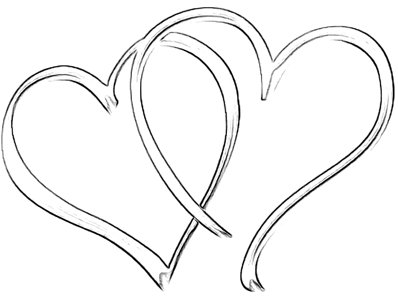 Line Drawing Hearts at GetDrawings Free download