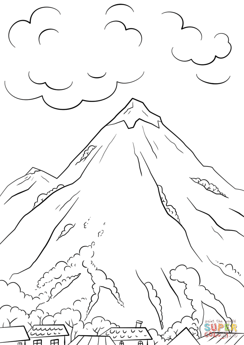 Line Drawing Mountains at GetDrawings | Free download